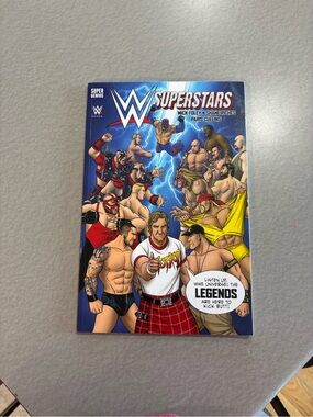 WWE Superstars Graphic Comic Book - Blue Cover